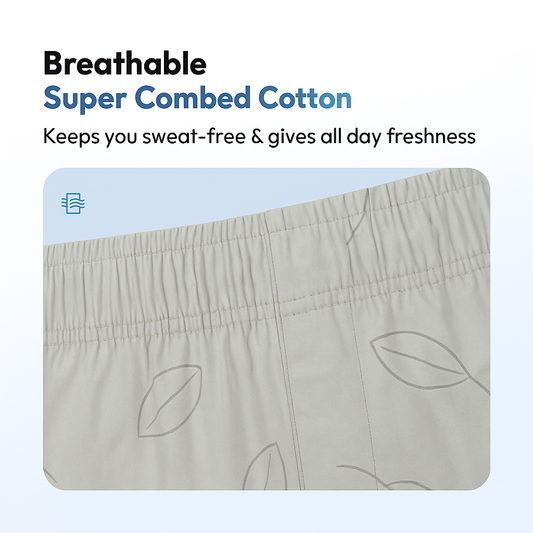 Flock all-day comfort boxer shorts bird print