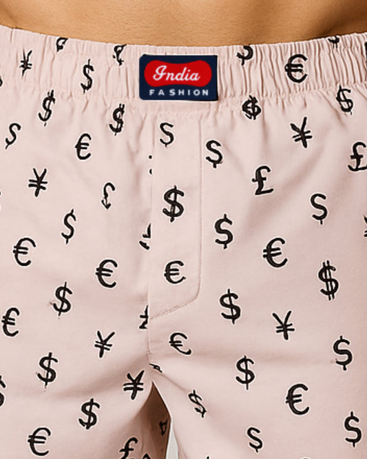 Money Mood everyday boxer shorts currency print