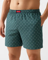 Mint Geo premium boxer shorts dotted squares
