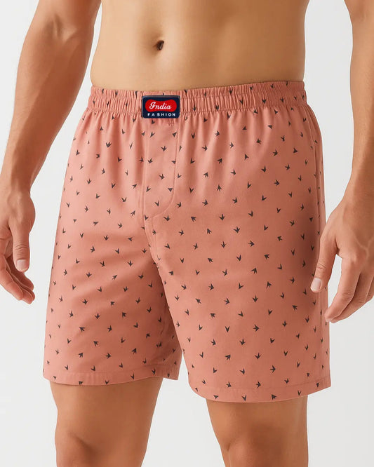 Flock all-day comfort boxer shorts bird print