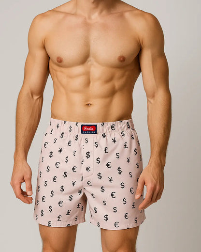 Money Mood everyday boxer shorts currency print