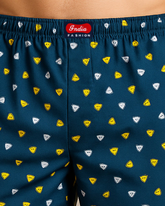 PopTri relaxed boxer shorts triangle print